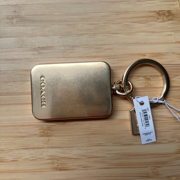 NWT Authentic Coach Keychain Charm - Picture 3 of 5